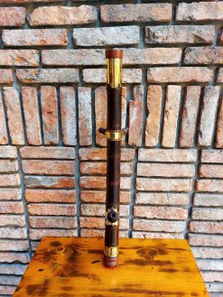 Điếu Cày Tre Gai Dáng Cong Bọc Đồng TG45 đẳng cấp sang trọng