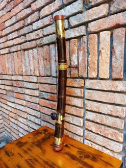 Điếu Cày Tre Gai Dáng Cong Bọc Đồng TG45 đẳng cấp sang trọng