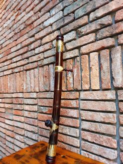 Điếu Cày Tre Gai Dáng Cong Bọc Đồng TG46 đẳng cấp sang trọng