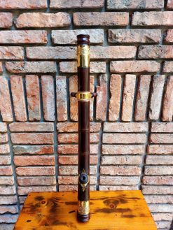 Điếu Cày Tre Gai Dáng Cong Bọc Đồng TG46 đẳng cấp sang trọng