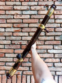 Điếu Cày Tre Gai Dáng Cong Bọc Đồng TG46 đẳng cấp sang trọng