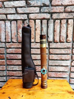 Điếu cày trúc mini rút nhiều mắt bọc đồng 2 lớp MNT15 độc đẹp