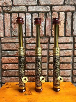 Điếu cày mini rút đồng khối khảm rồng DK07 bền đẹp 6 dieu cay mini rut dong khoi kham rong dk076
