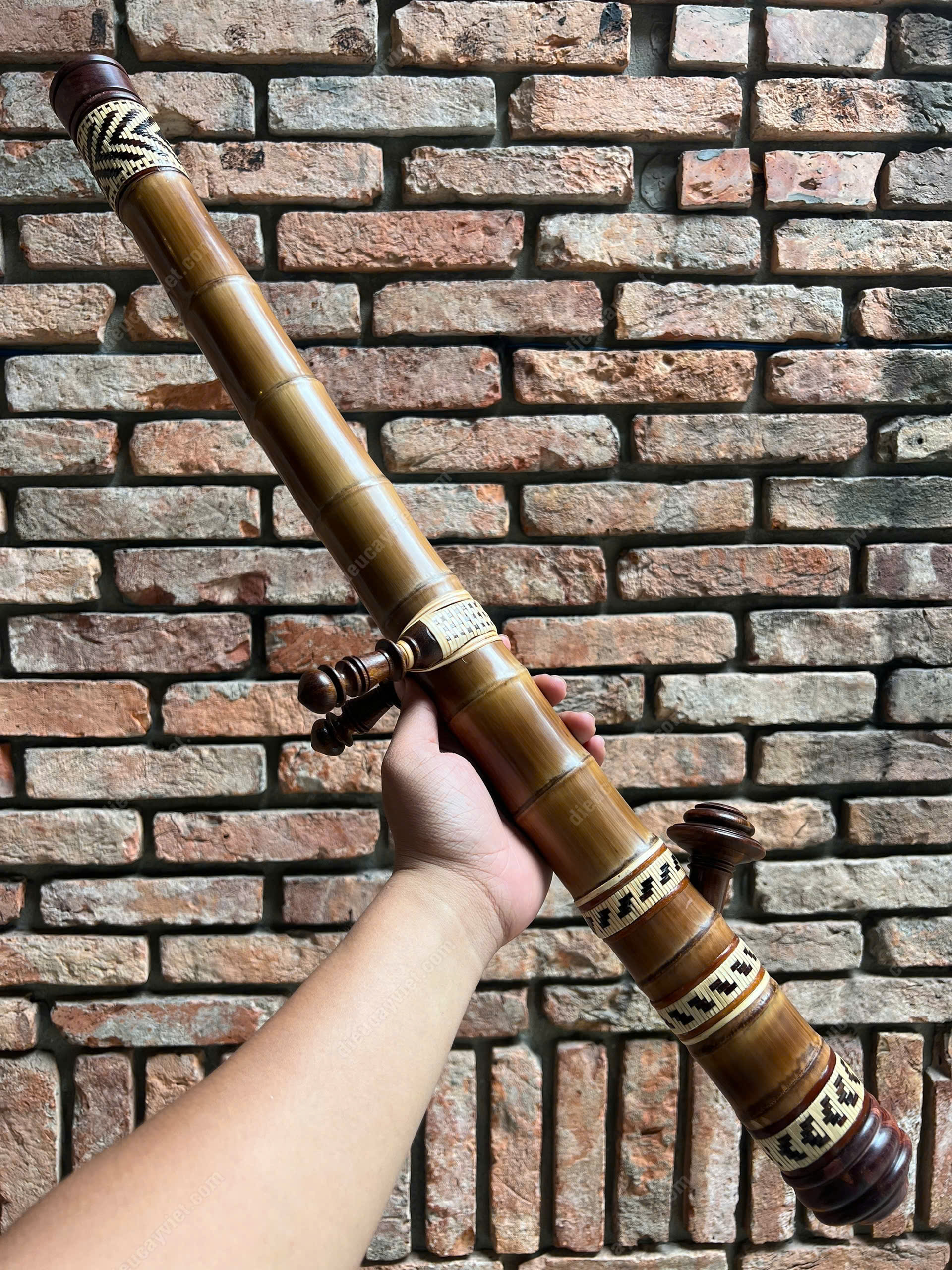 Điếu cày Tre Gai Bọc Mây TG31 dieu cay tre gai boc may 2