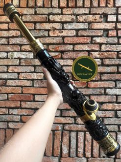 Điếu cày và giá đỡ gỗ mun cao cấp - BRK04 6 brk04 1