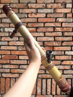 Điếu cày nứa đan mây gỗ cẩm MNN17 (New) 3 dieu cay nua dan may go cam mnn17 new 3